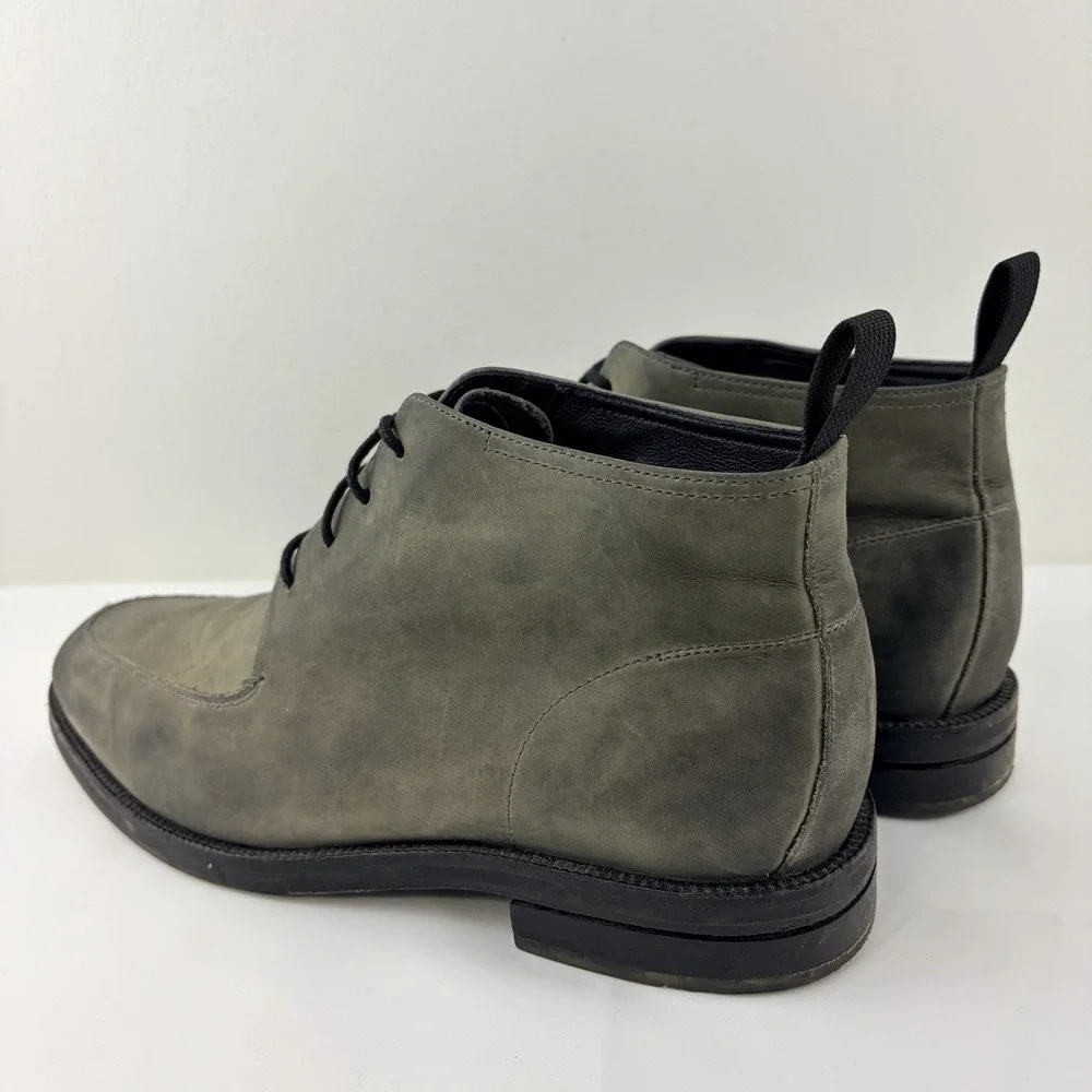 Cole Haan Grand.ØS Men's Olive Suede‎ Chukka Ankle Boots Lace Up US 8
